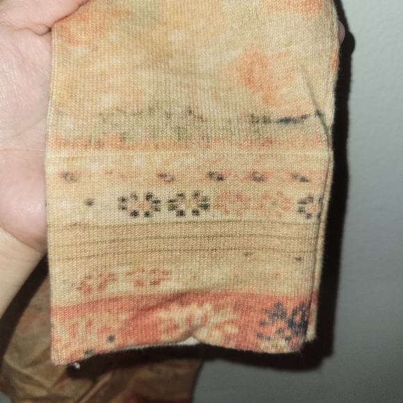 Soft Surroundings Label Noir Orange Long Cardigan - Picture 9 of 12